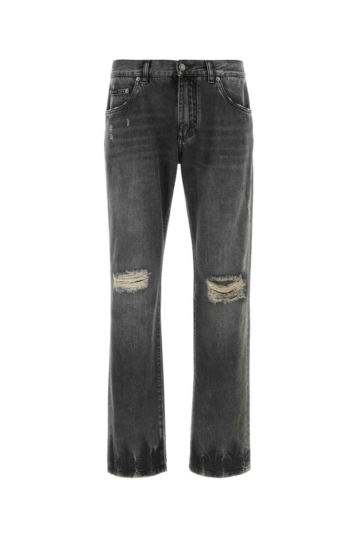 Dolce & Gabbana Men Black Denim Jeans DOLCE & GABBANA