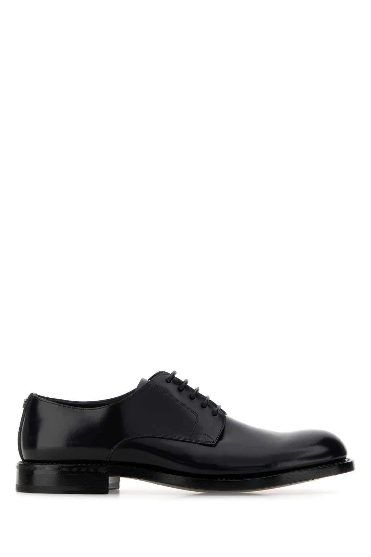 Dolce & Gabbana Men Black Leather Lace-Up Shoes DOLCE & GABBANA