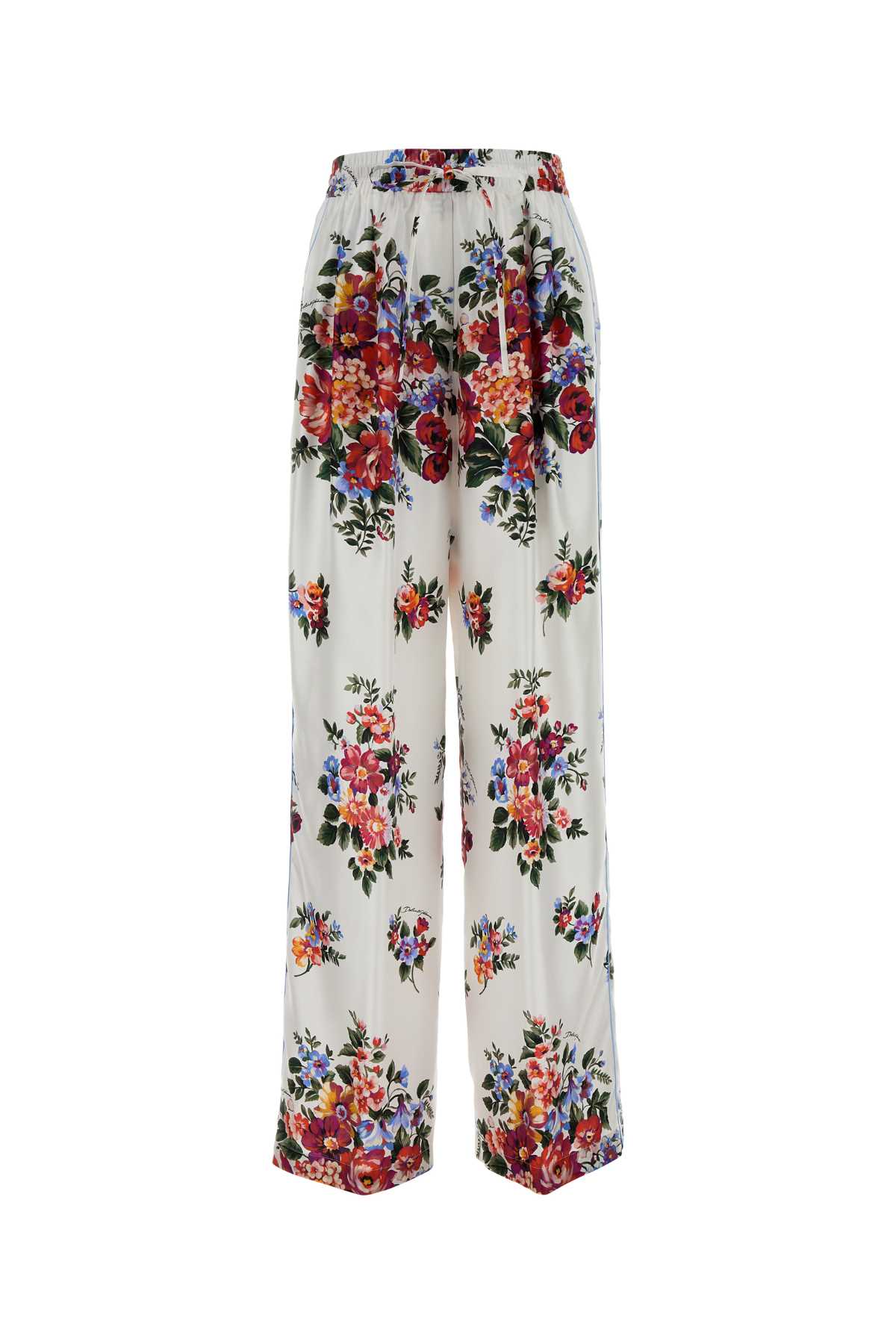 Dolce & Gabbana Women Printed Twill Wide-Leg Pant DOLCE & GABBANA
