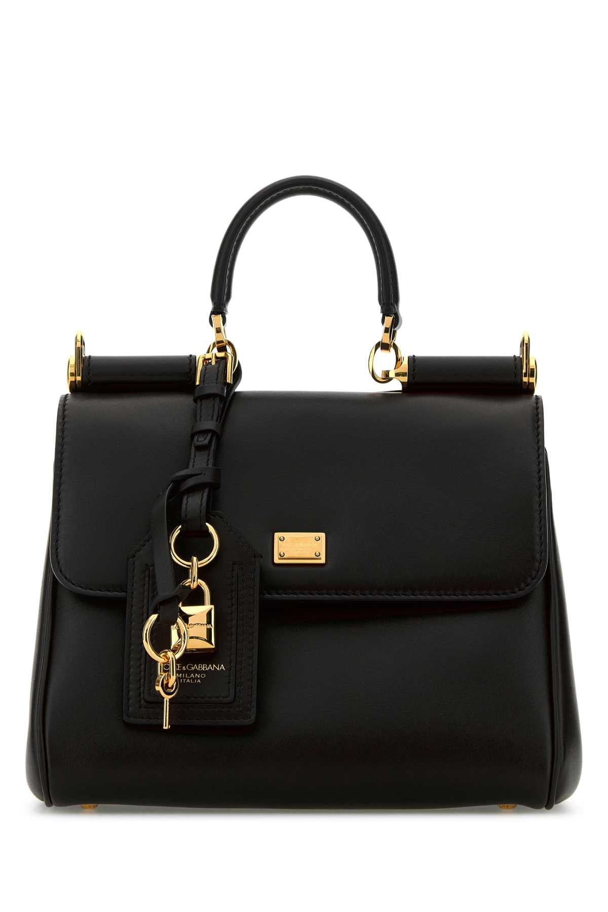 Dolce & Gabbana Women Black Leather My Sicily Handbag DOLCE & GABBANA