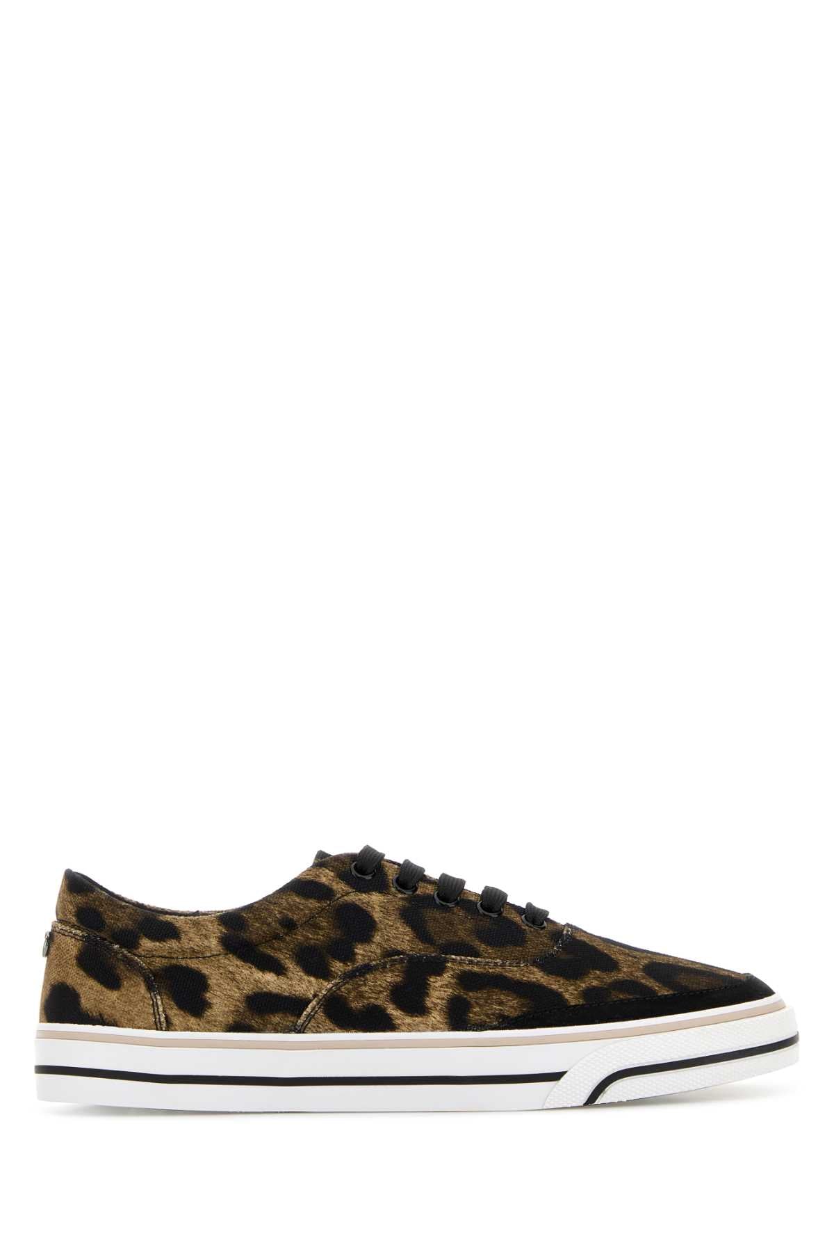 Dolce & Gabbana Women Printed Canvas Dg Sailing Sneakers DOLCE & GABBANA