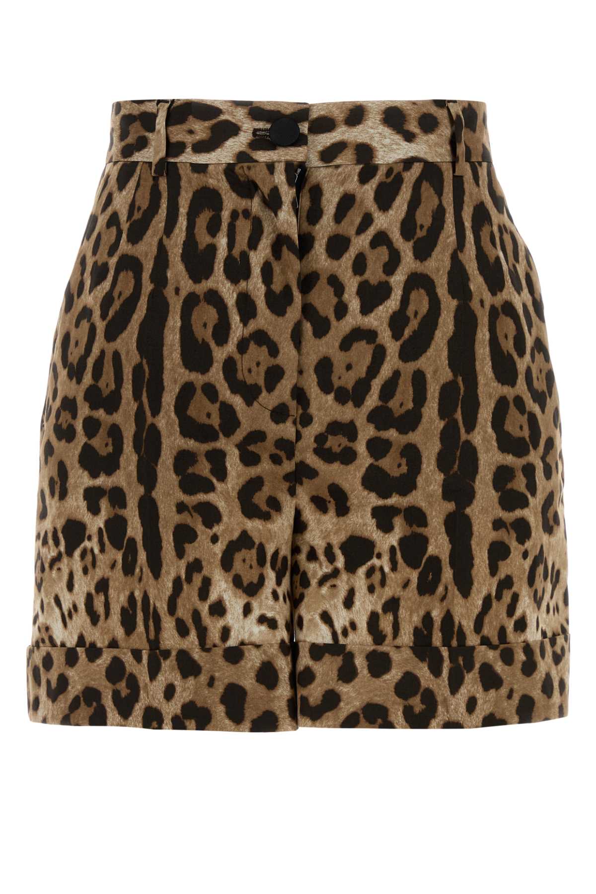 Dolce & Gabbana Women Printed Poplin Shorts DOLCE & GABBANA