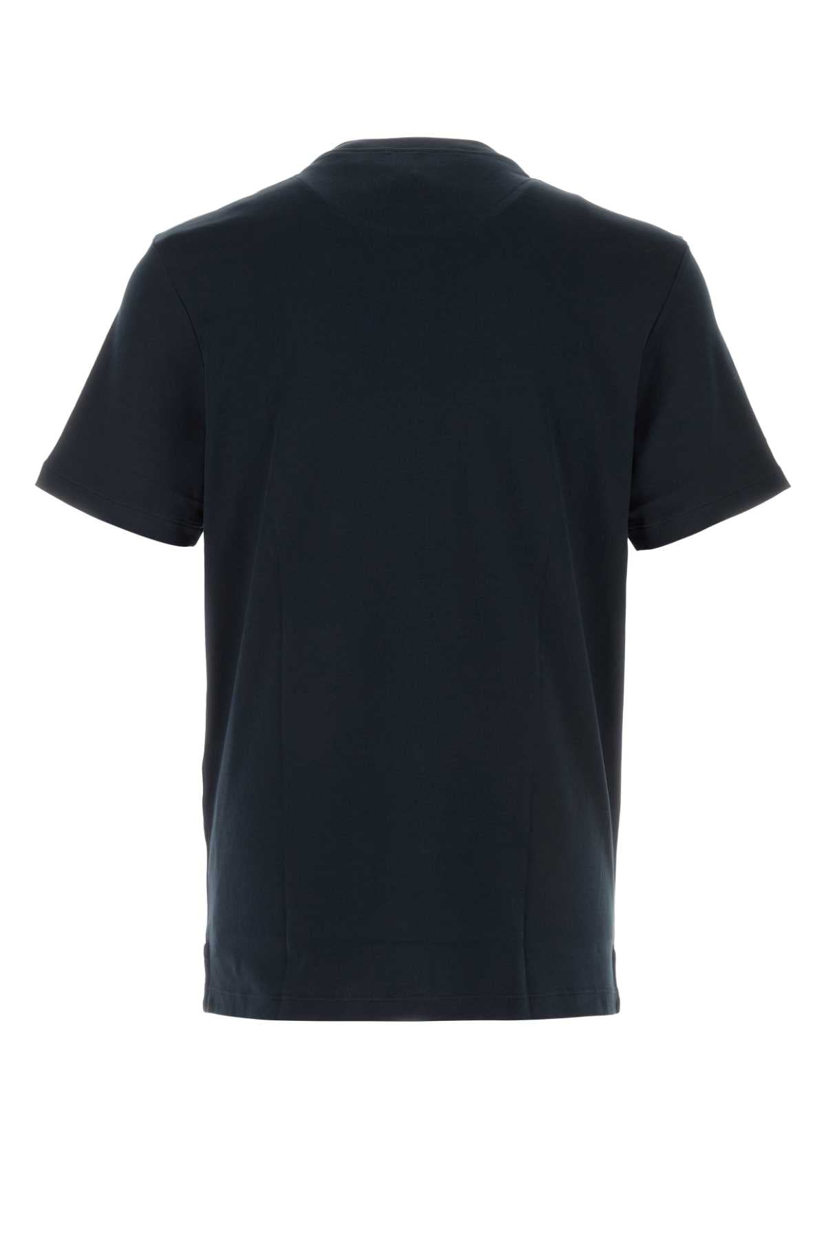 Brioni Men Midnight Blue Cotton T-Shirt BRIONI