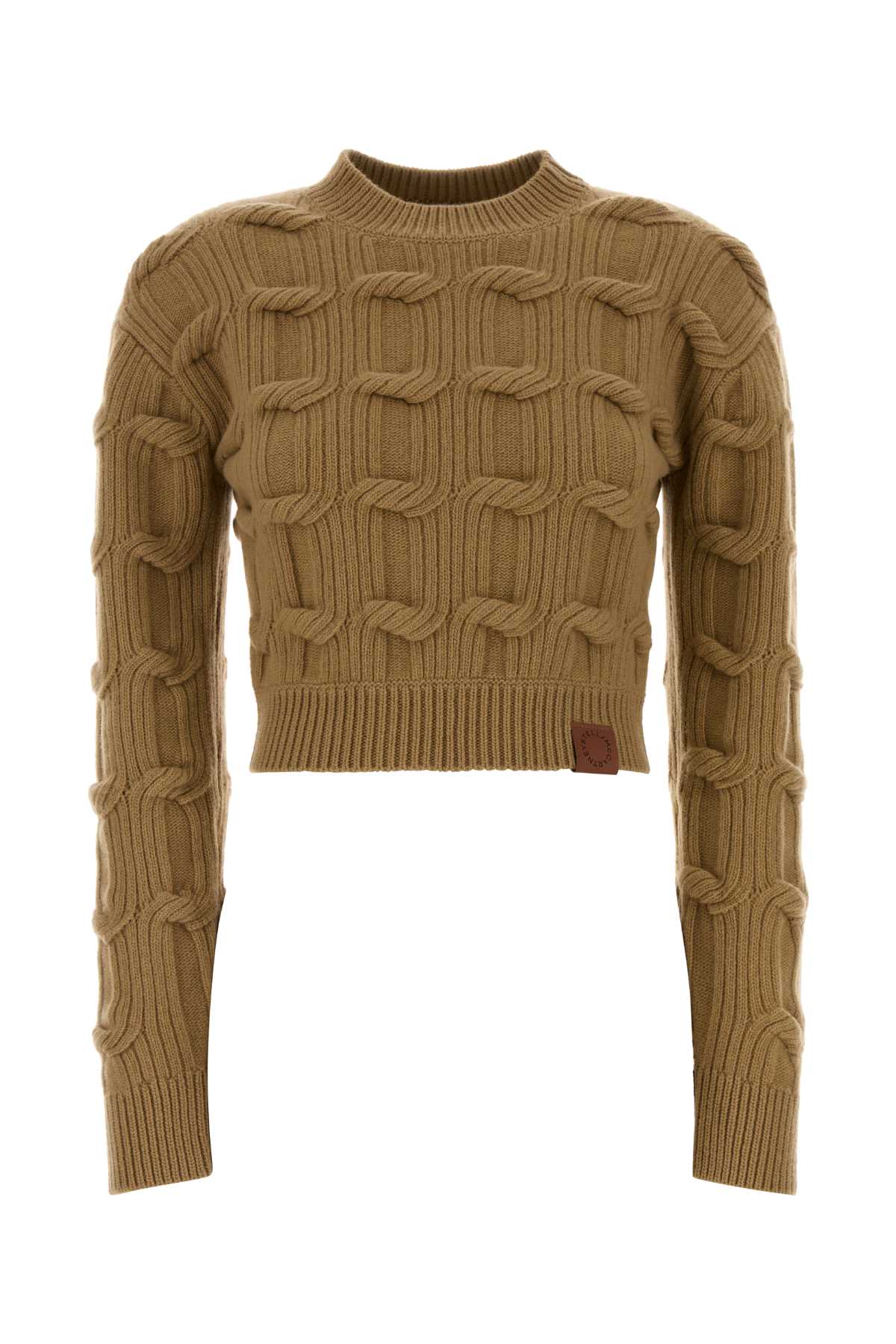 Stella Mccartney Women Camel Wool Sweater STELLA MCCARTNEY