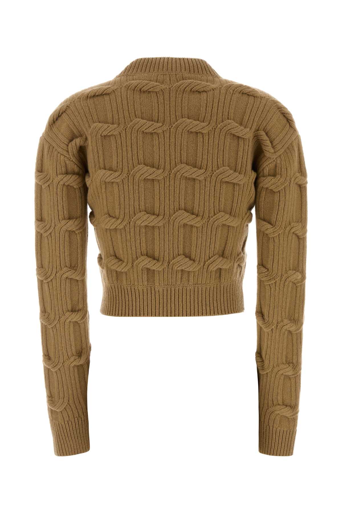 Stella Mccartney Women Camel Wool Sweater STELLA MCCARTNEY