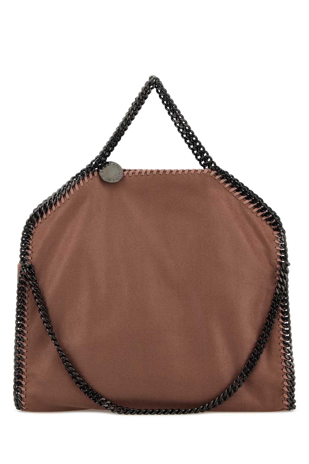 Stella Mccartney Women Antiqued Pink Shaggy Deer Medium Falabella Handbag