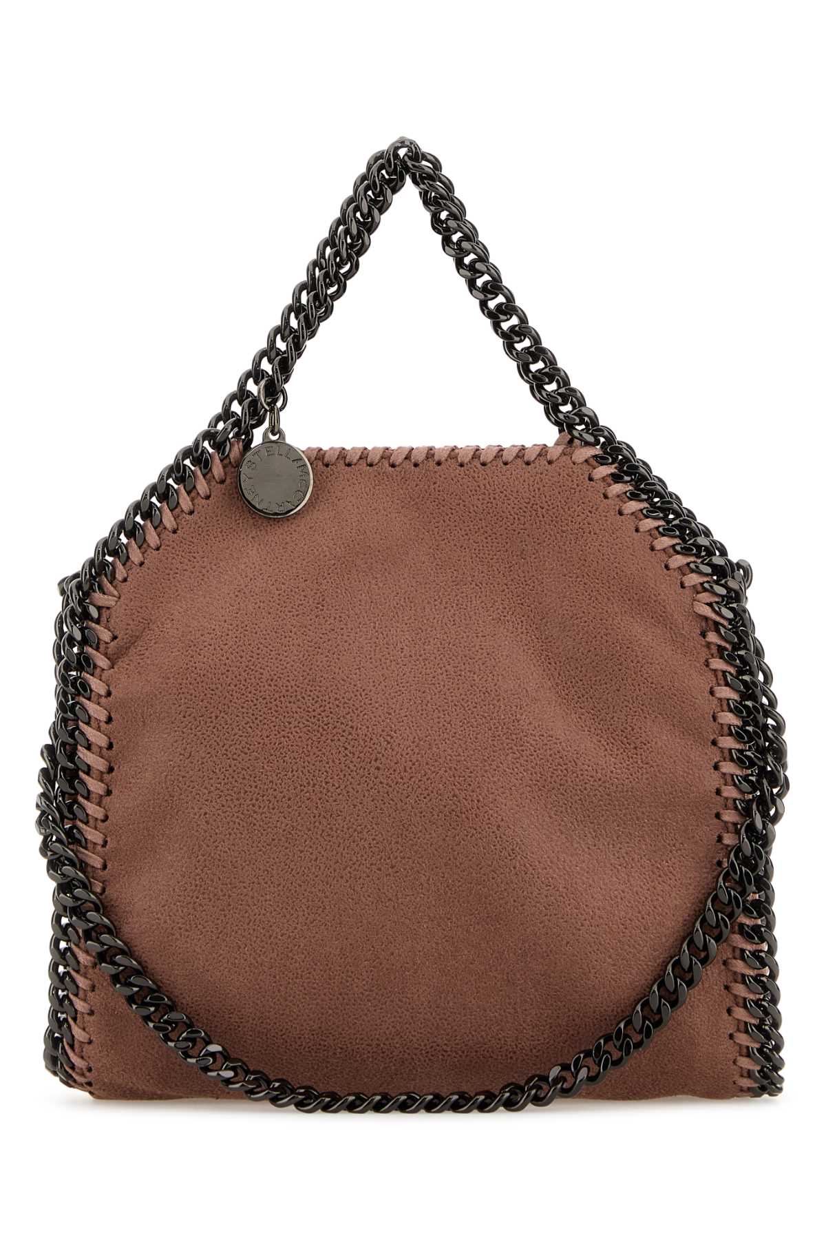 Stella Mccartney Women Antiqued Pink Shaggy Deer Mini Falabella Handbag STELLA MCCARTNEY