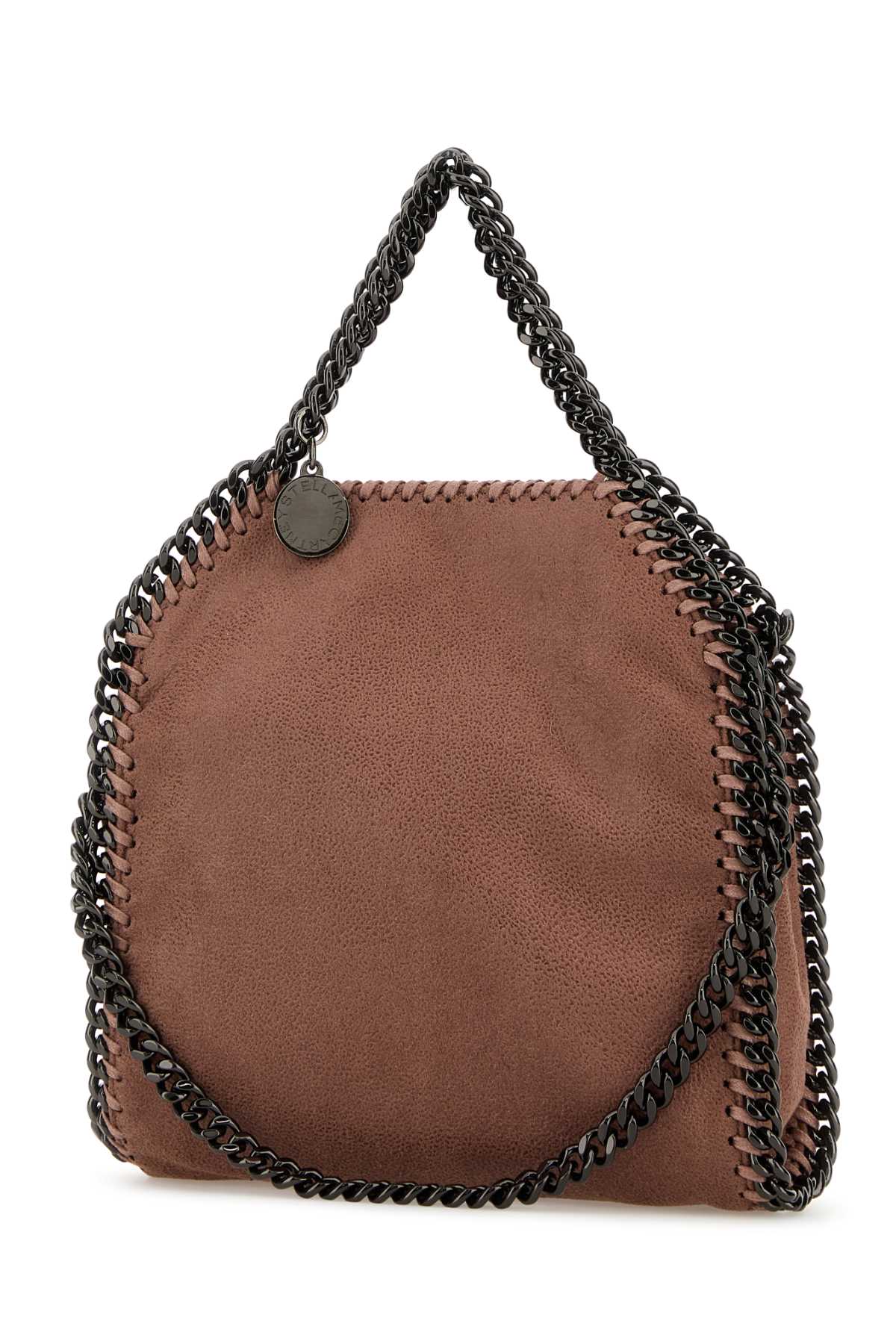 Stella Mccartney Women Antiqued Pink Shaggy Deer Mini Falabella Handbag STELLA MCCARTNEY