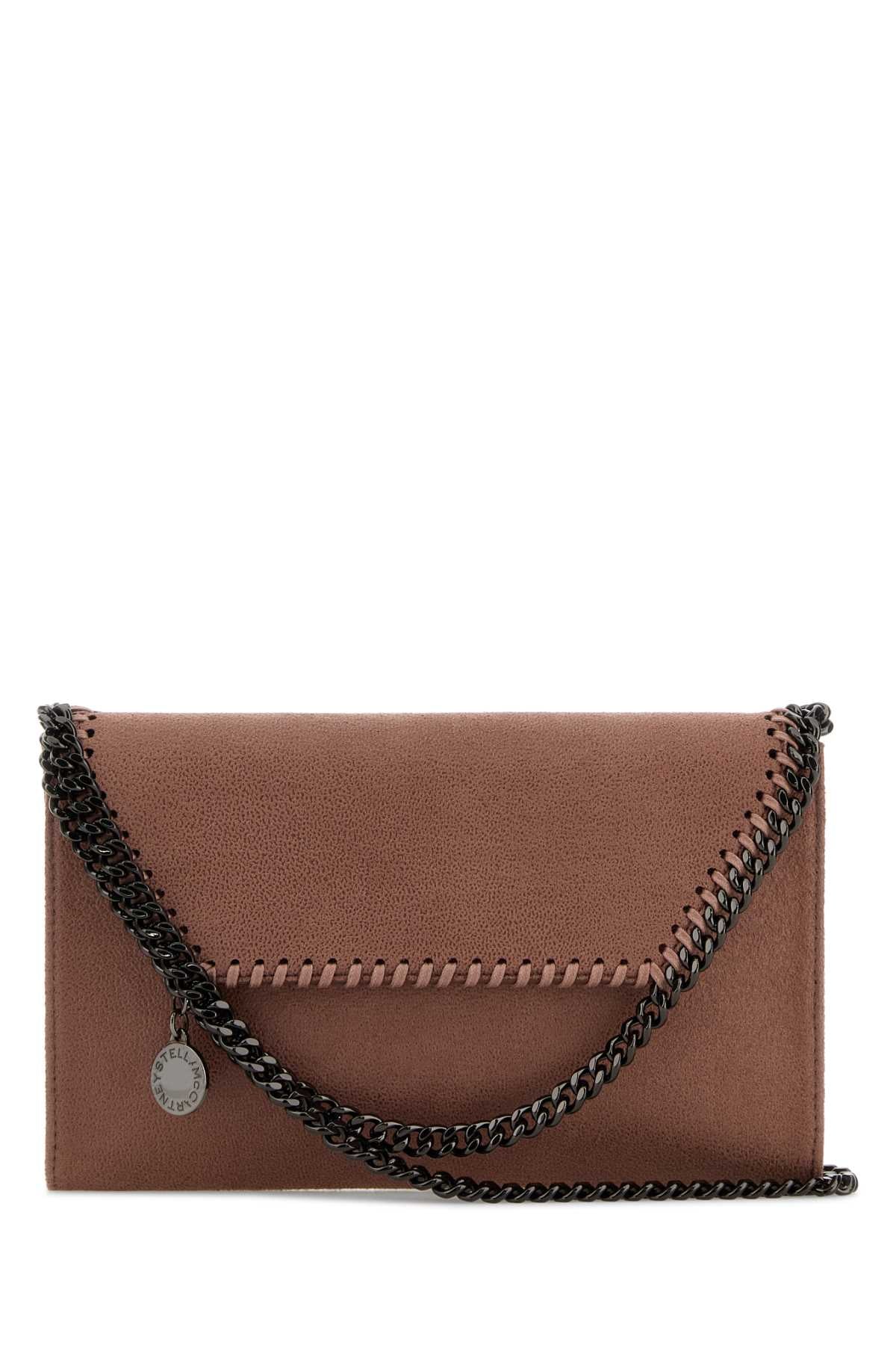 Stella Mccartney Women Antiqued Pink Shaggy Deer Falabella Shoulder Bag STELLA MCCARTNEY