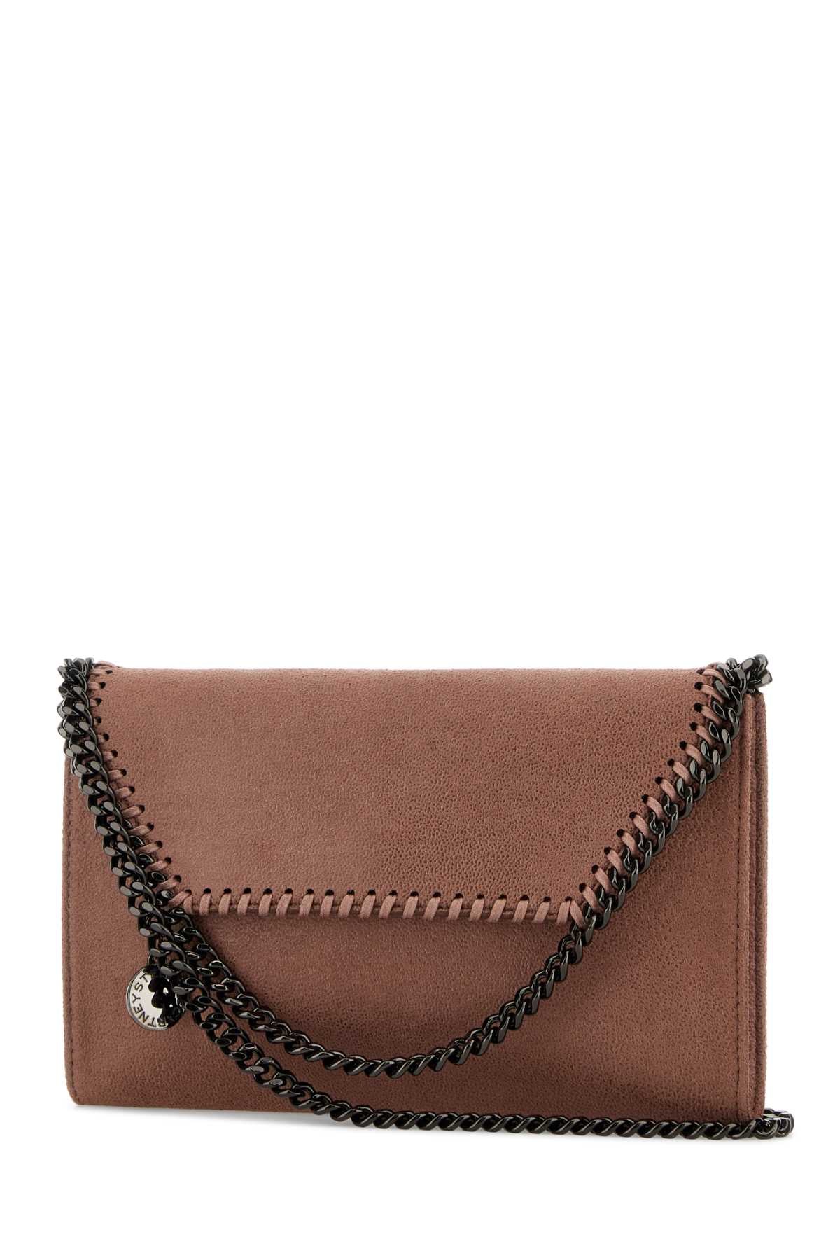 Stella Mccartney Women Antiqued Pink Shaggy Deer Falabella Shoulder Bag STELLA MCCARTNEY