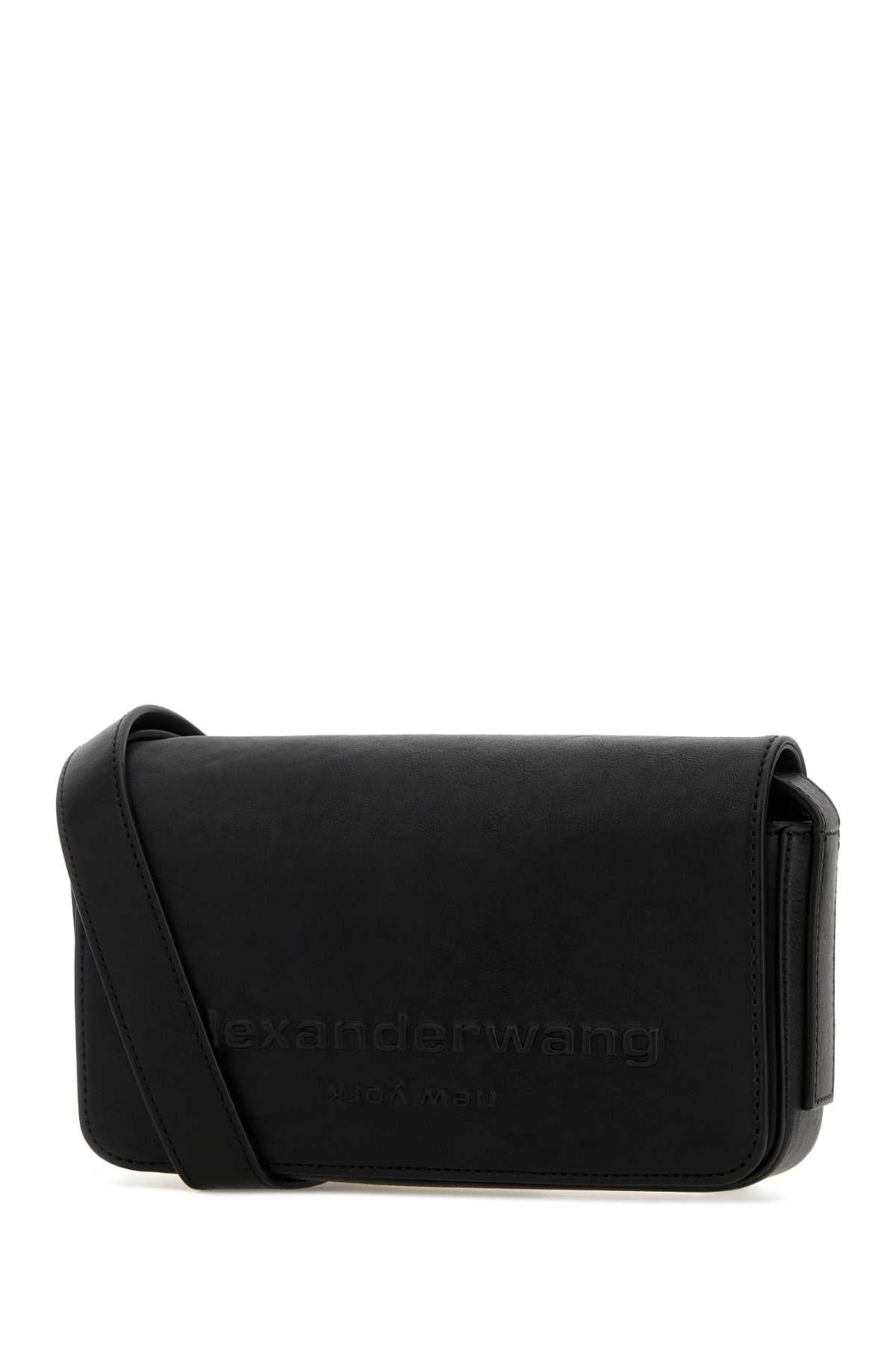 Alexander Wang Women Black Leather Punch Crossbody Bag