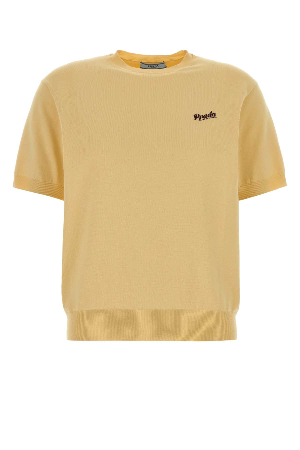 Prada Women Yellow Knit T-Shirt PRADA