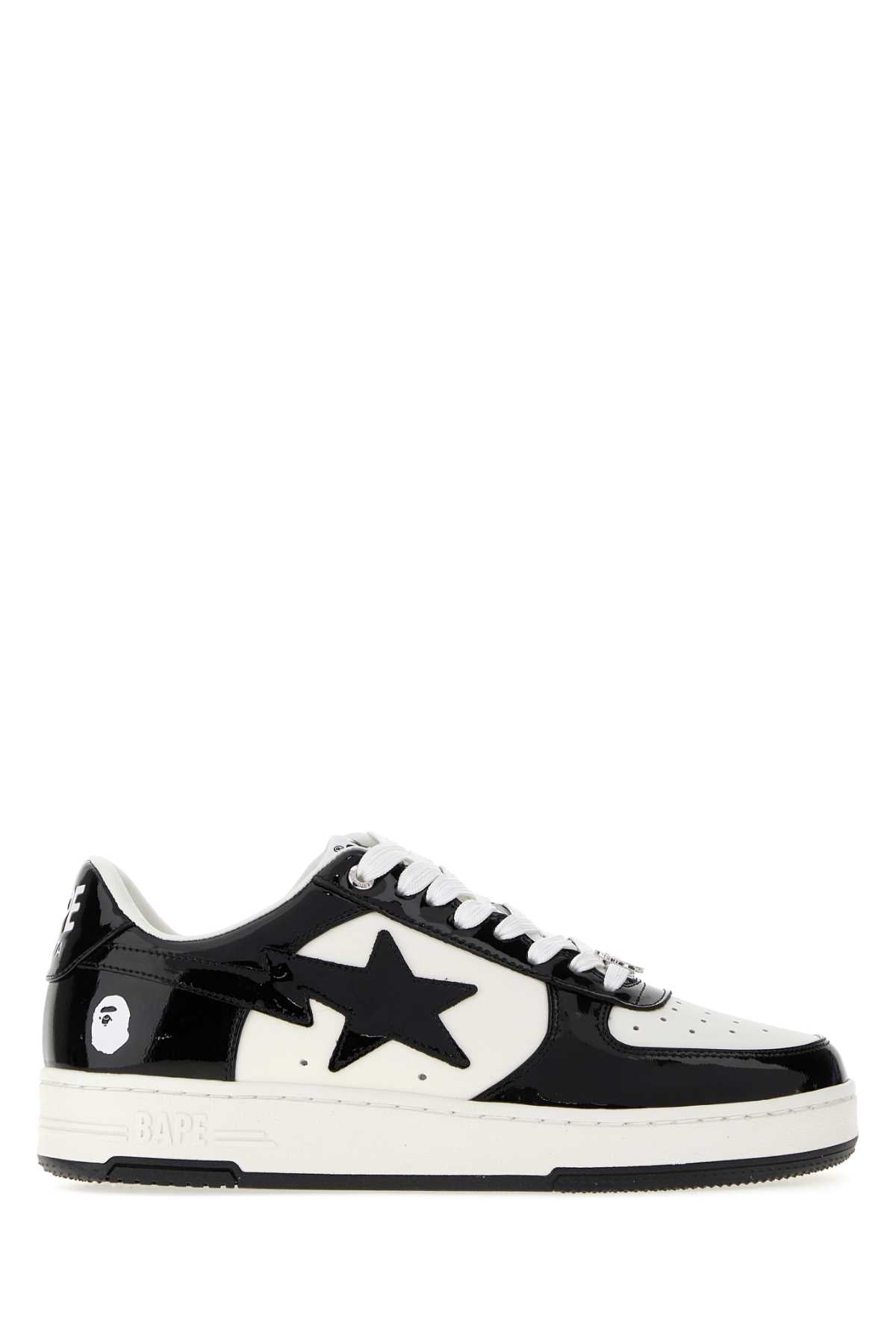 Bape Men Two-Tone Leather Bape Staâ„¢ Sneakers BAPE