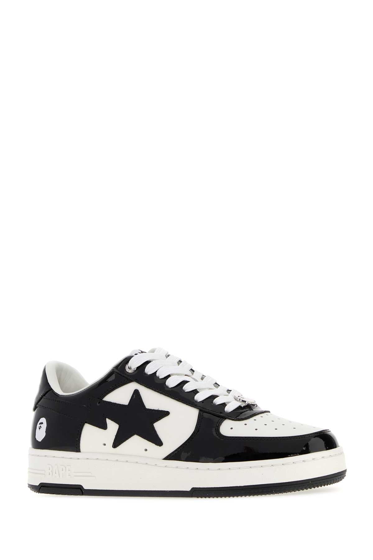 Bape Men Two-Tone Leather Bape Staâ„¢ Sneakers BAPE