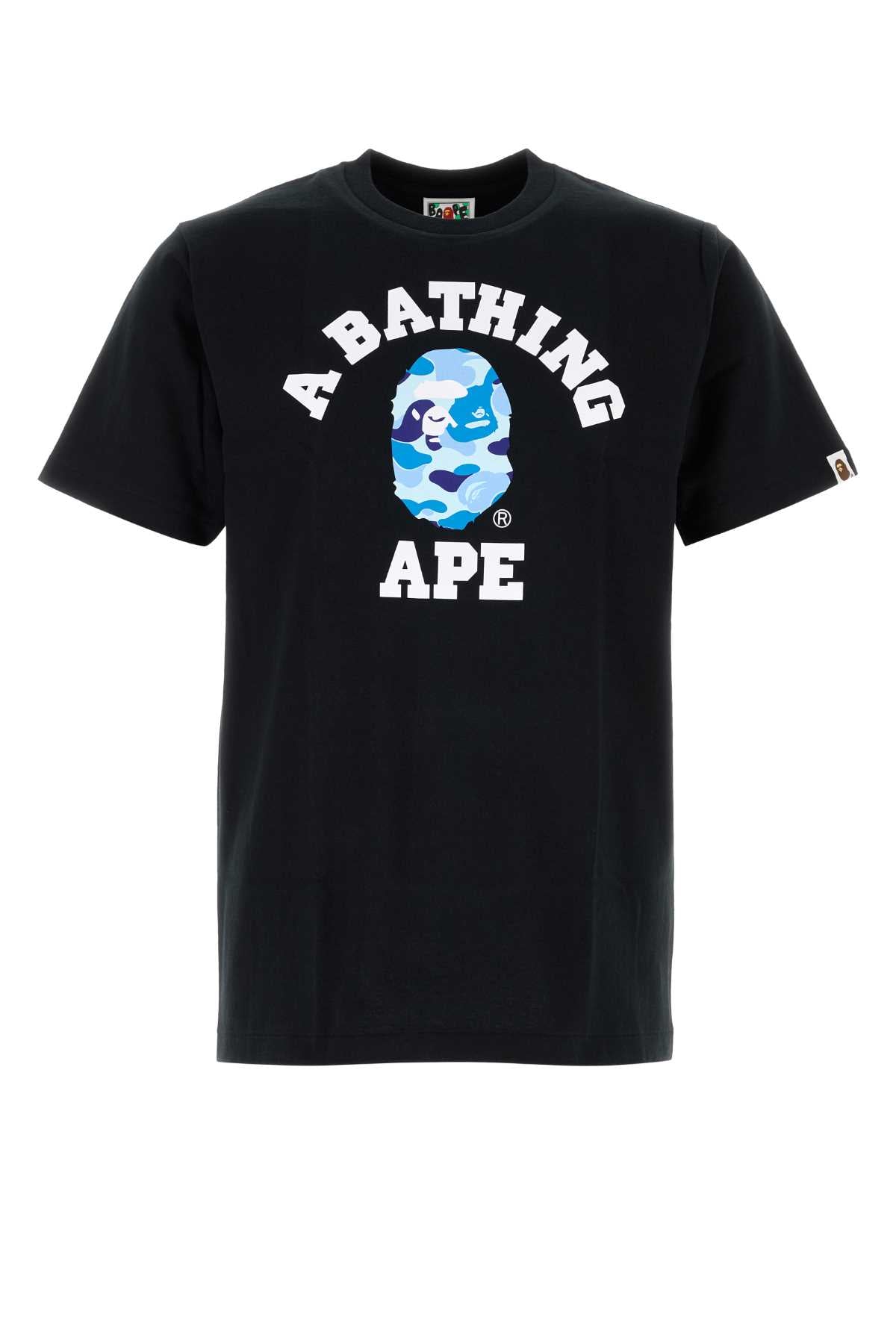 Bape Men Slate Cotton Abc Camo Collage T-Shirt BAPE