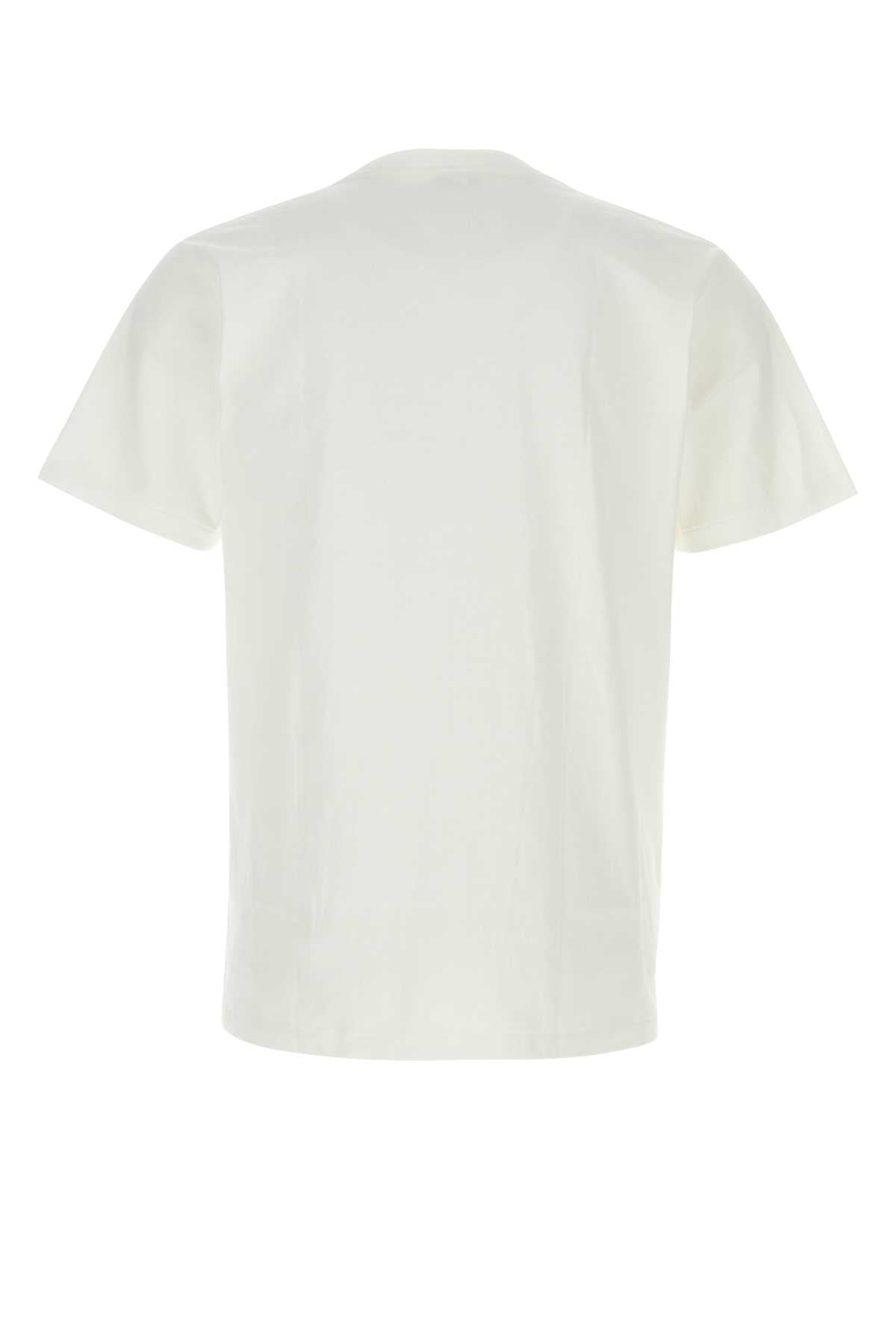 Bape Men White Cotton Abc Camo T-Shirt BAPE