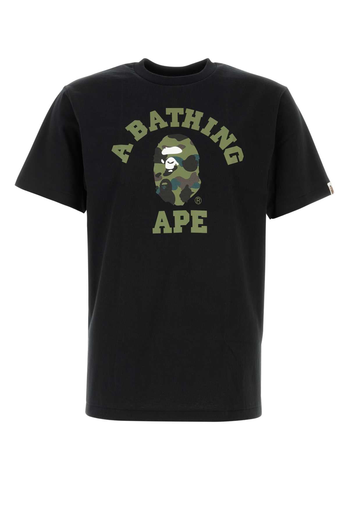 Bape Men Black Cotton 1St Camo T-Shirt BAPE