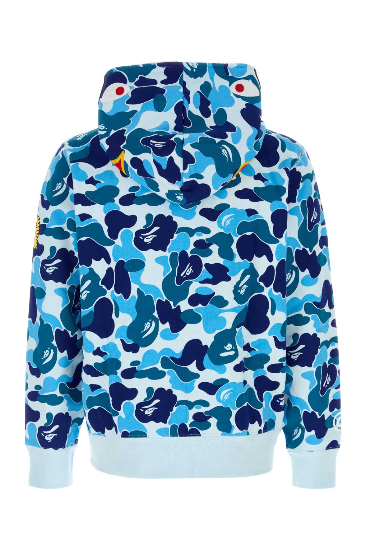 Bape Men Printed Cotton Abc Camo 2Nd Shark Sweatshirt BAPE