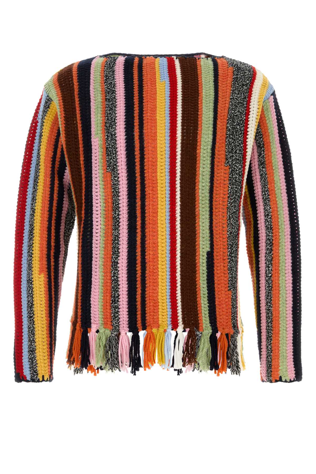 Prada Men Multicolor Crochet Sweater PRADA