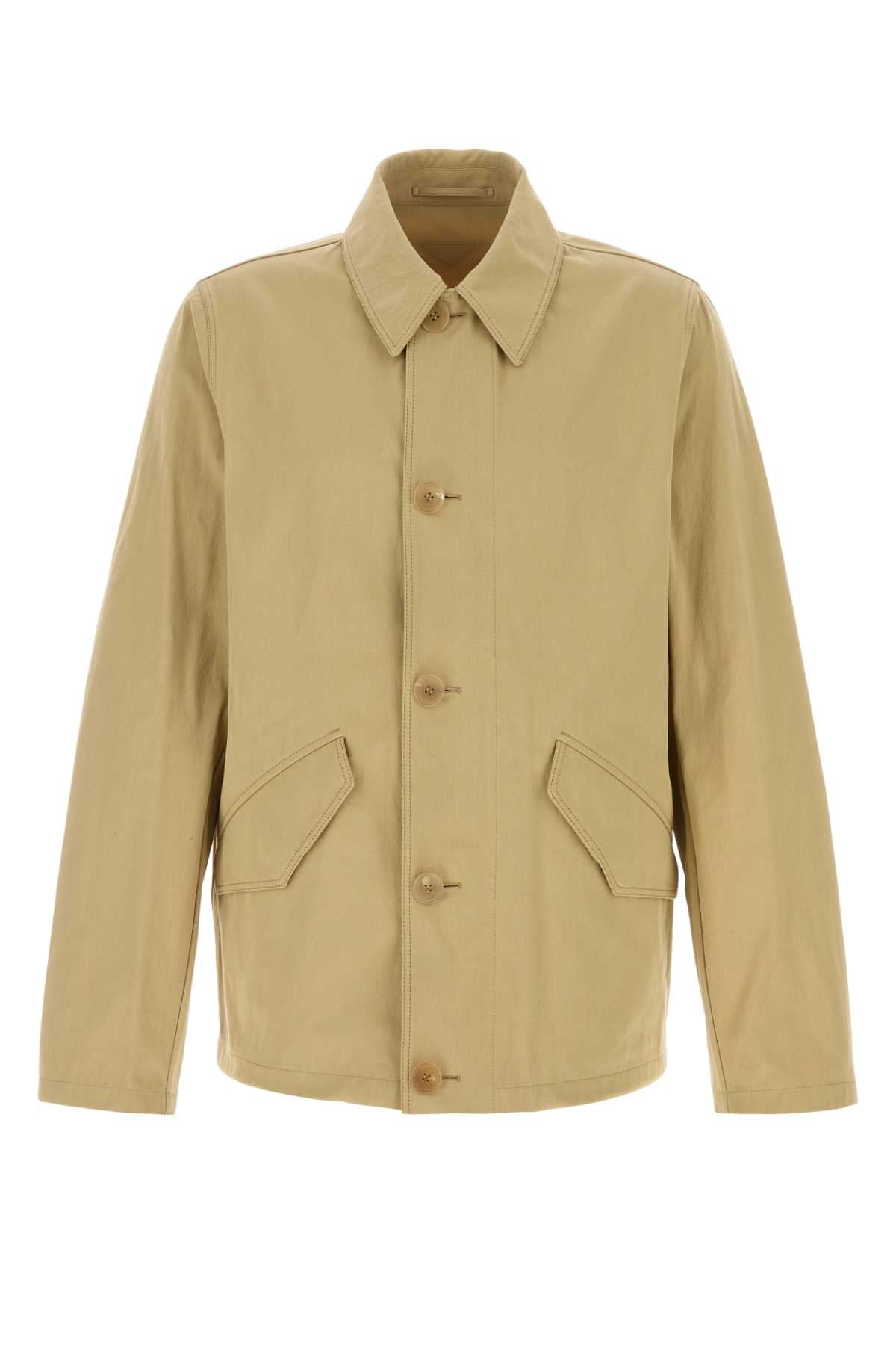 Prada Men Beige Cotton Jacket PRADA