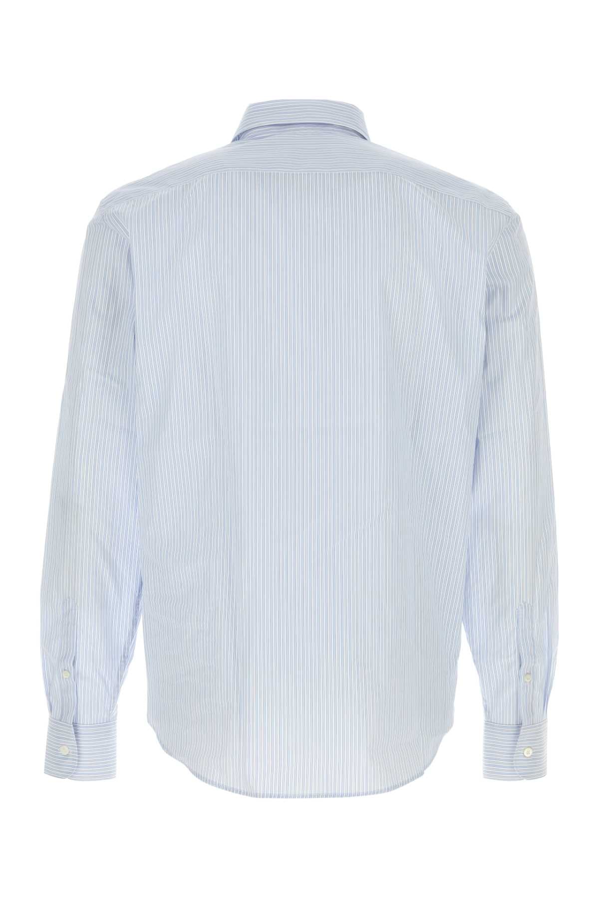 Prada Men Embroidered Poplin Shirt PRADA