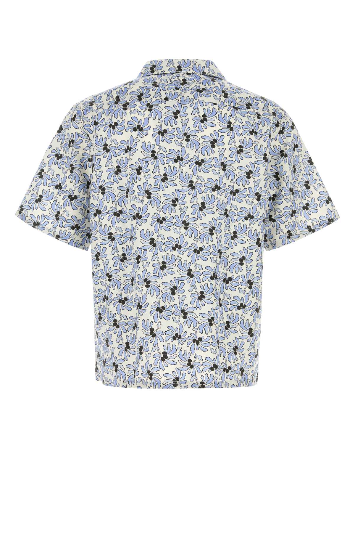 Prada Men Printed Poplin Shirt PRADA