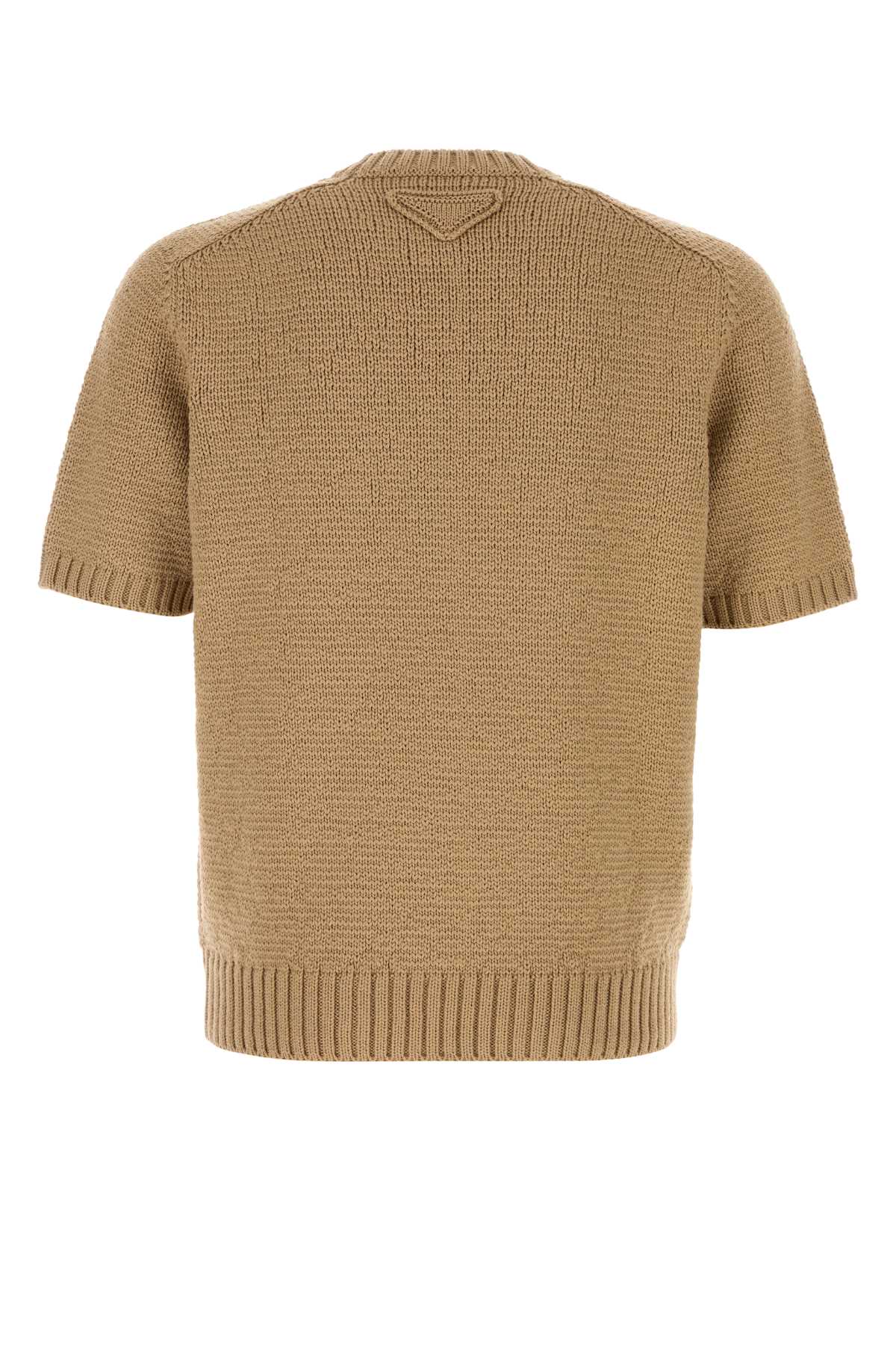 Prada Men Camel Wool Sweater PRADA