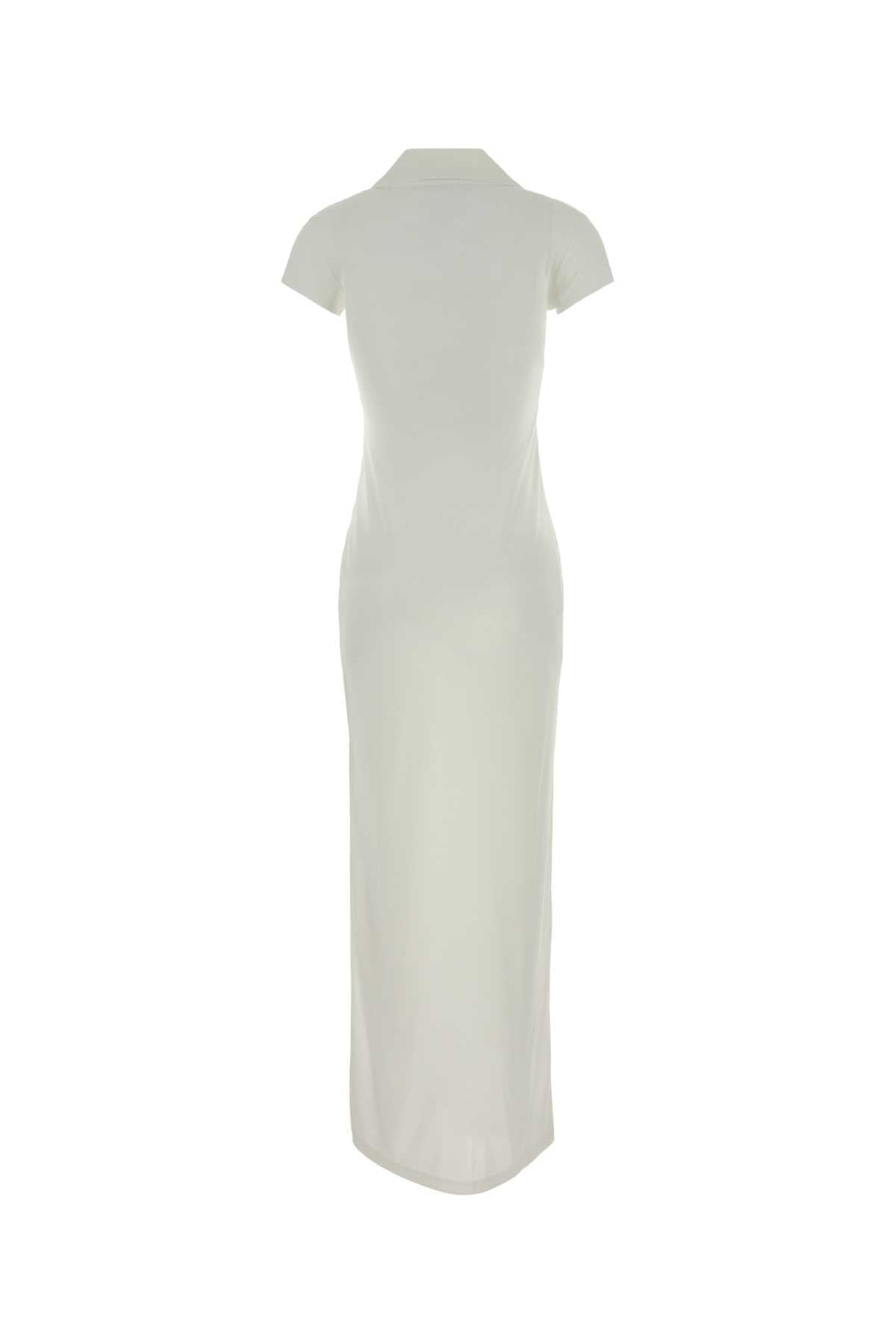 Courreges Women White Polyester Polo Dress COURREGES