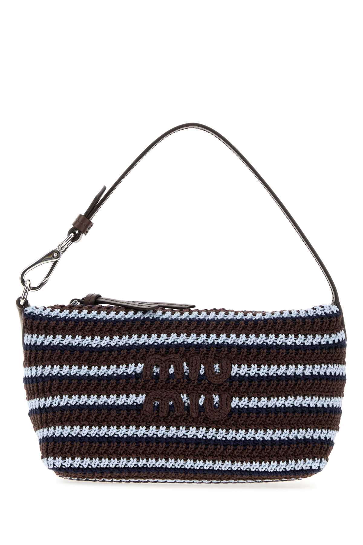 Miu Miu Women Embroidered Crochet Shoulder Bag MIU MIU