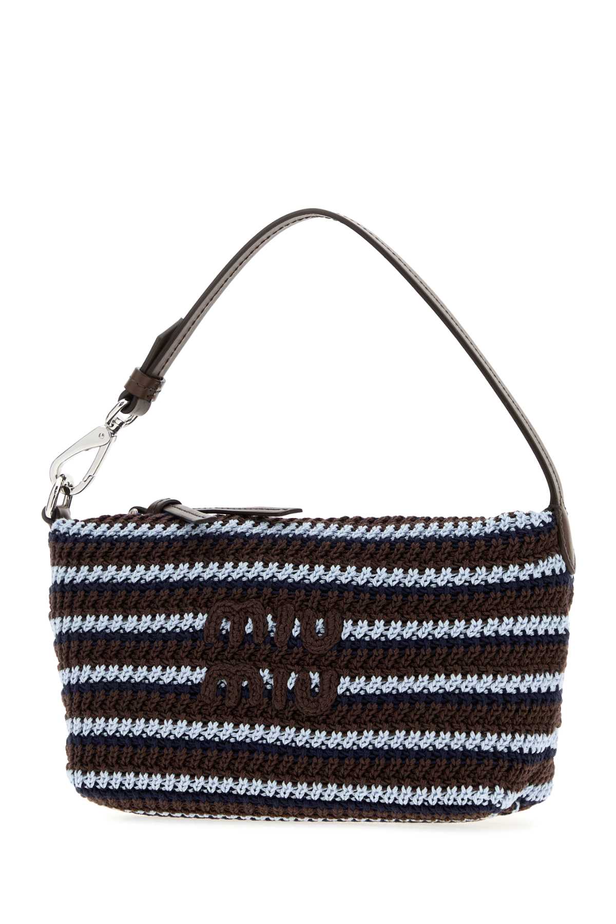 Miu Miu Women Embroidered Crochet Shoulder Bag MIU MIU