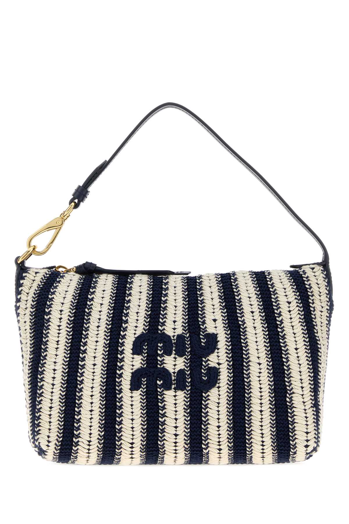 Miu Miu Women Embroidered Fabric Shoulder Bag MIU MIU