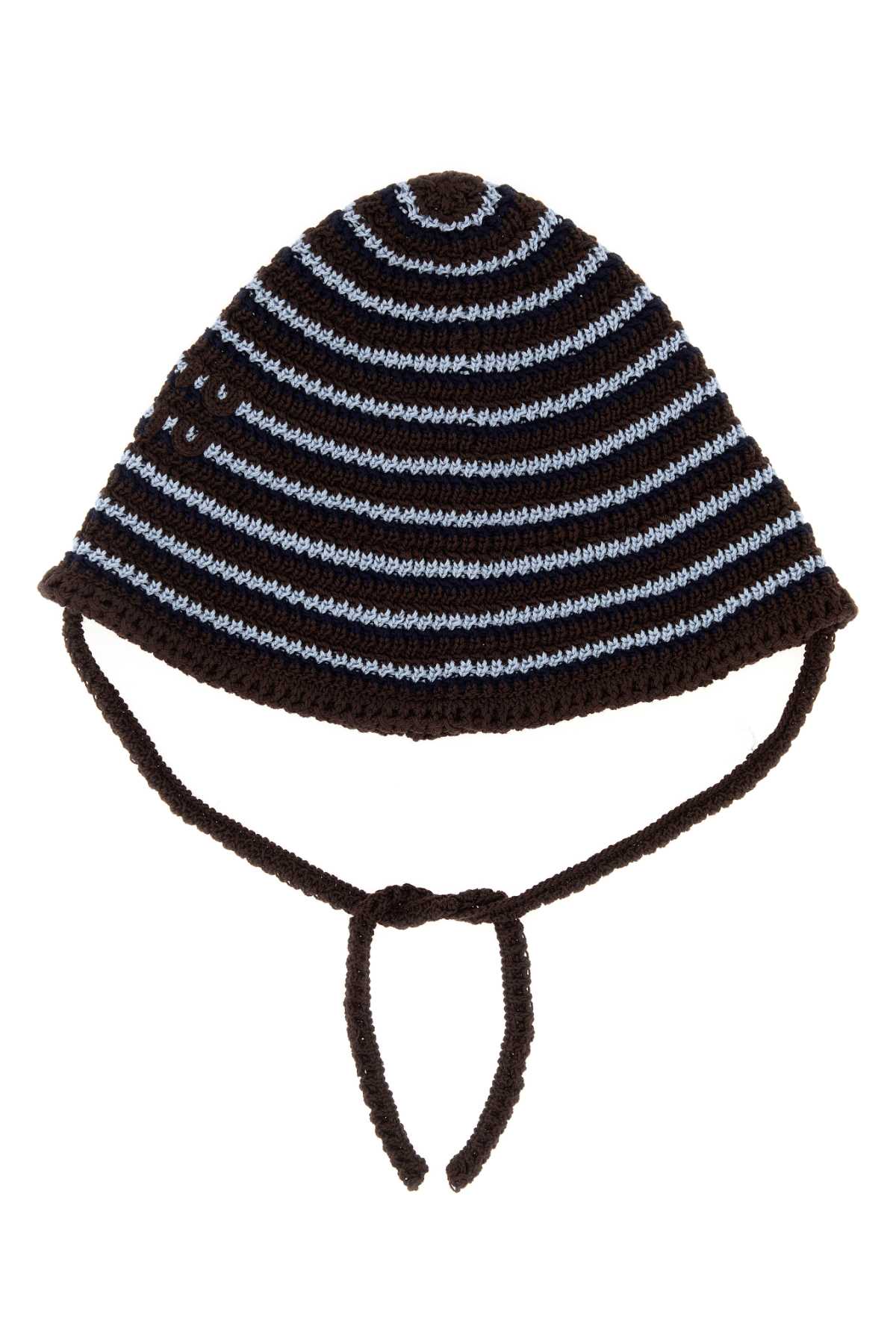 Miu Miu Women Embroidered Crochet Bucket Hat MIU MIU