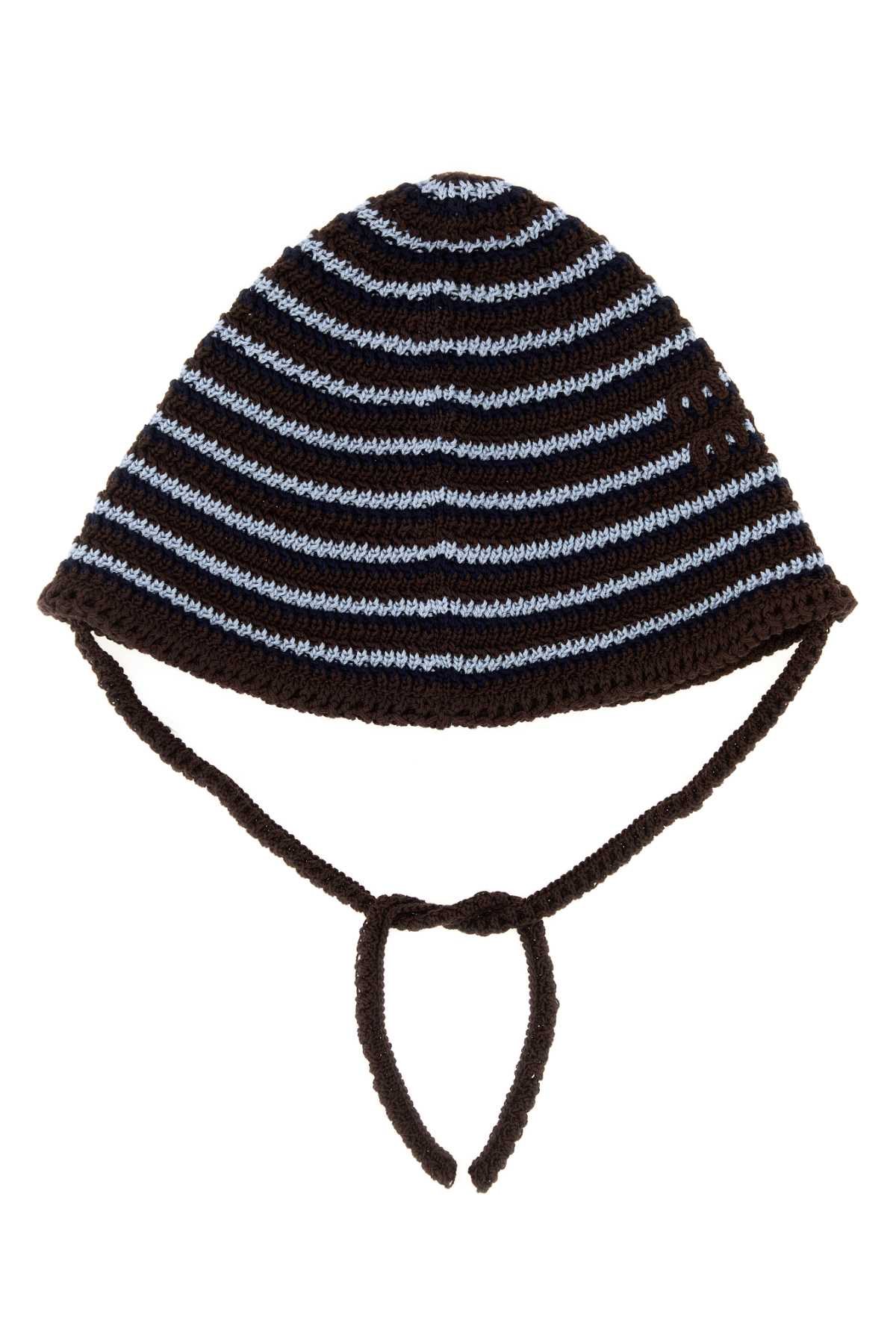 Miu Miu Women Embroidered Crochet Bucket Hat MIU MIU