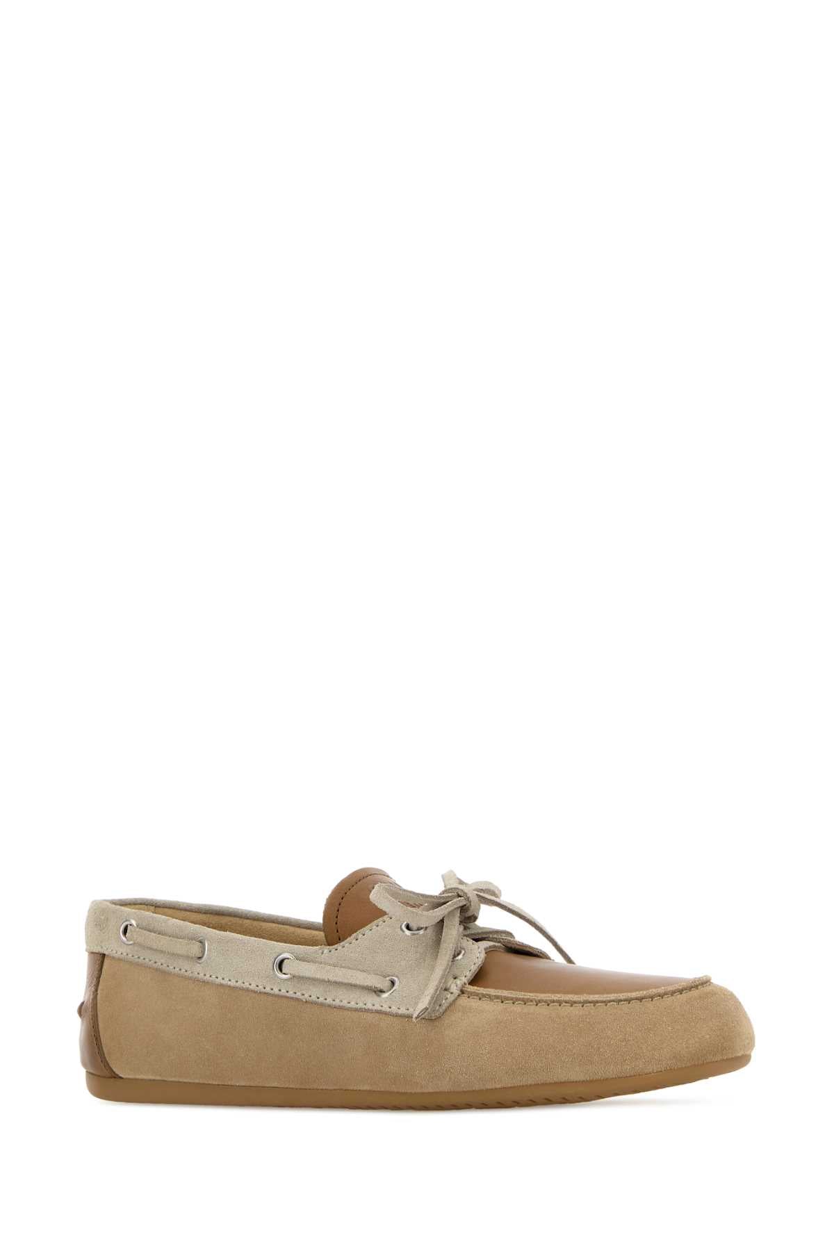 Miu Miu Women Multicolor Leather And Suede Loafers MIU MIU