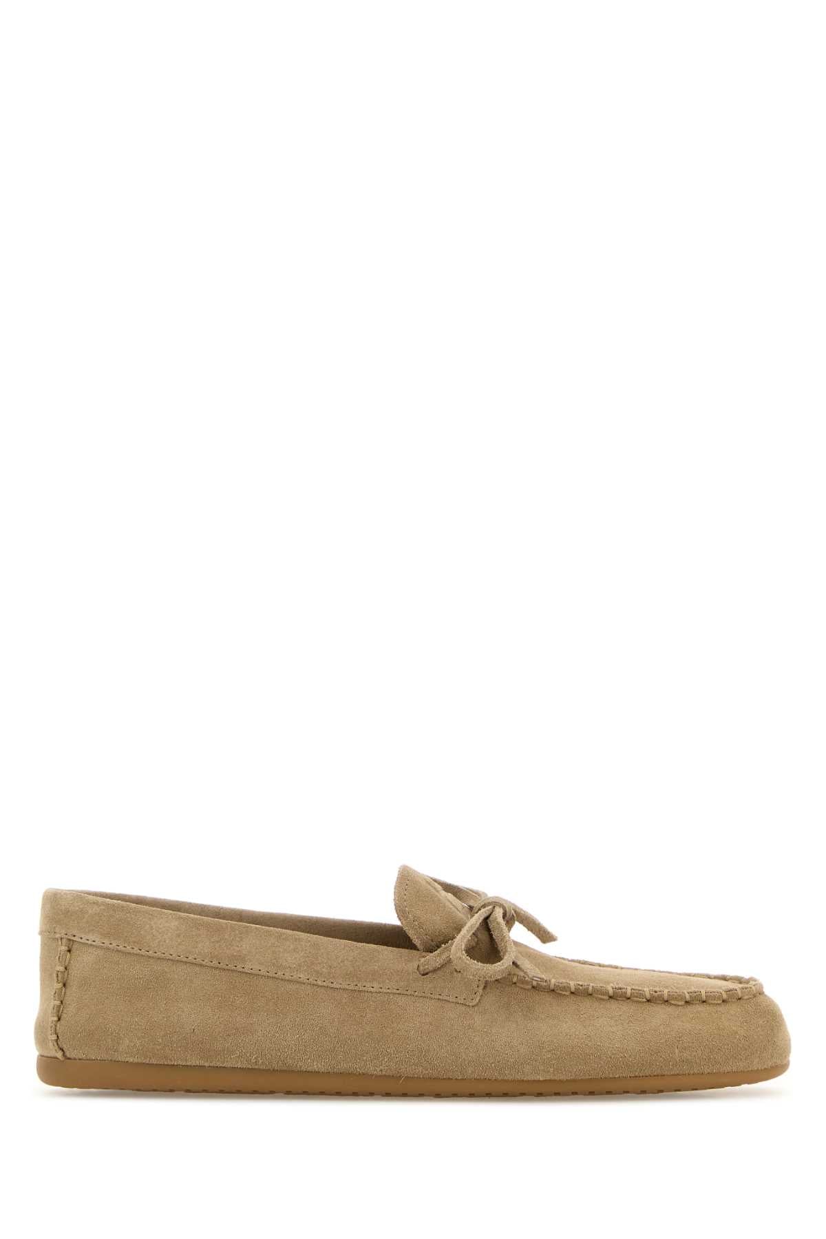 Miu Miu Women Sand Suede Loafers MIU MIU