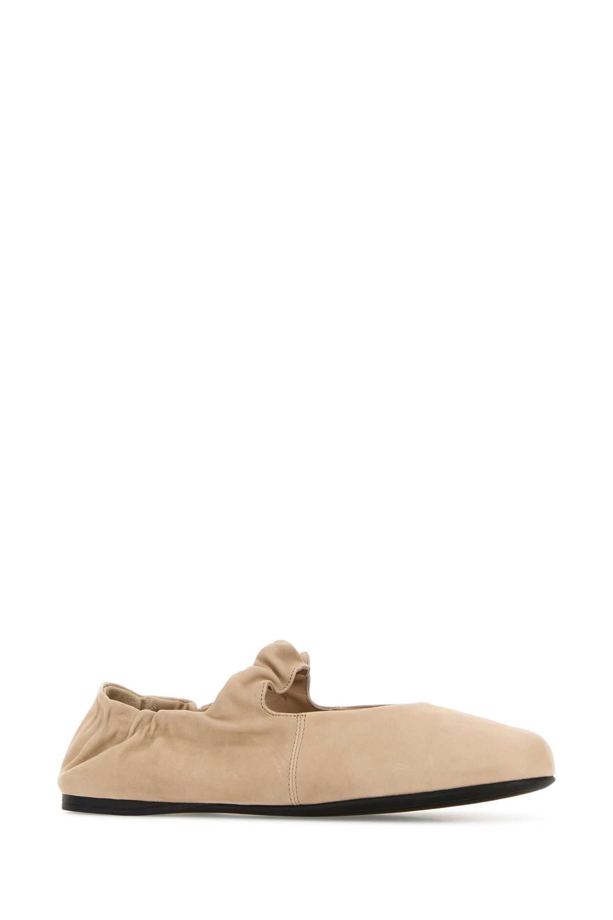 Miu Miu Women Sand Nappa Leather Ballerinas MIU MIU
