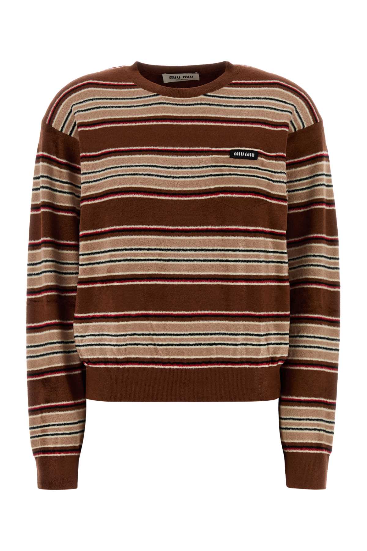 Miu Miu Women Embroidered Chenille Sweater MIU MIU