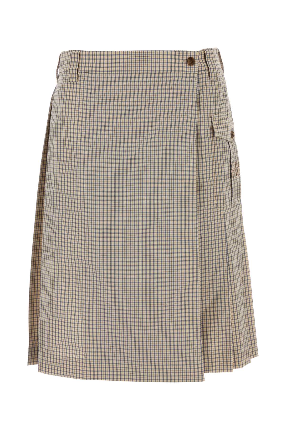 Miu Miu Women Embroidered Nylon Blend Skirt MIU MIU