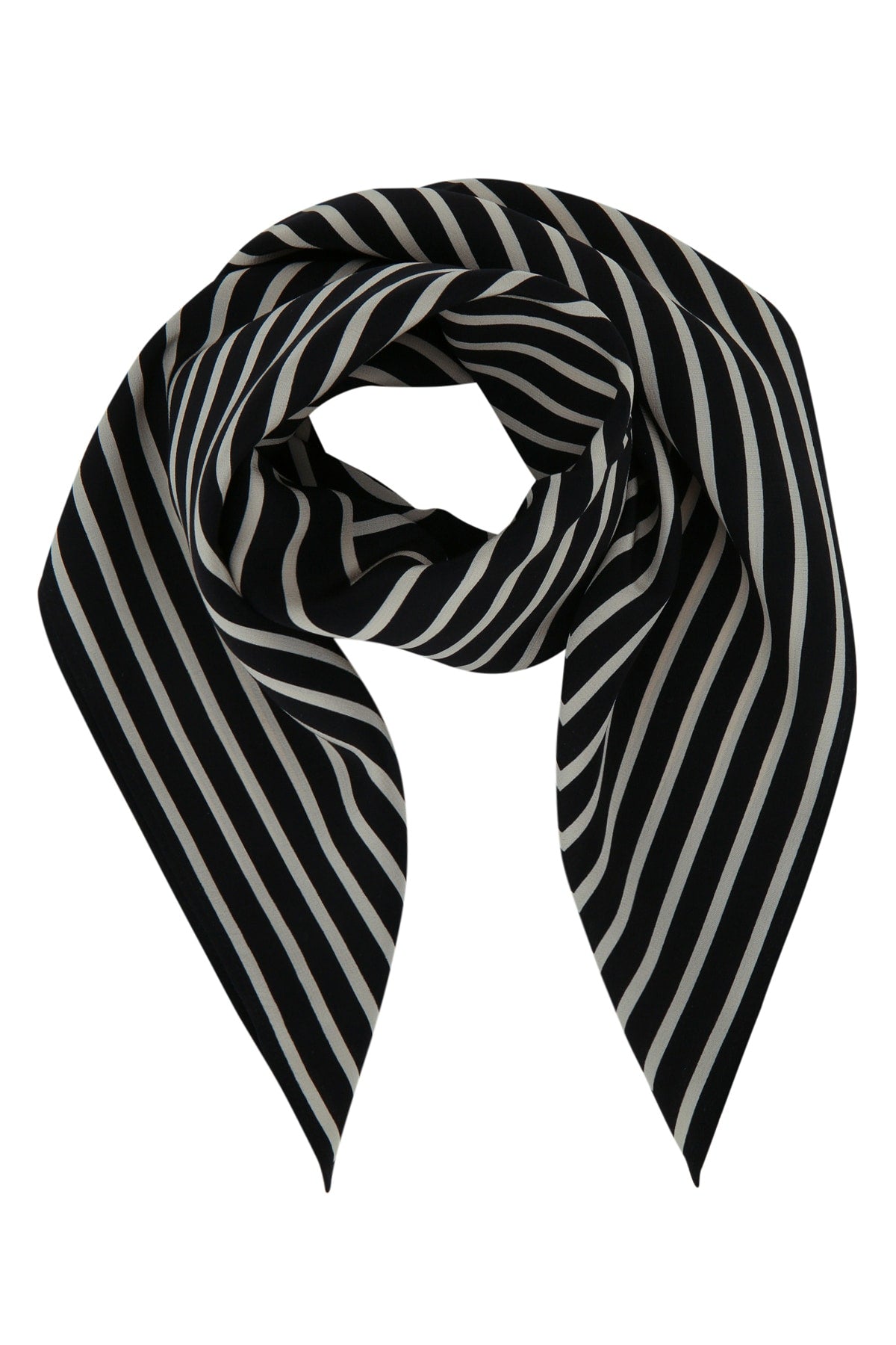 Toteme Women Signature Monogram Silk Scarf TOTEME