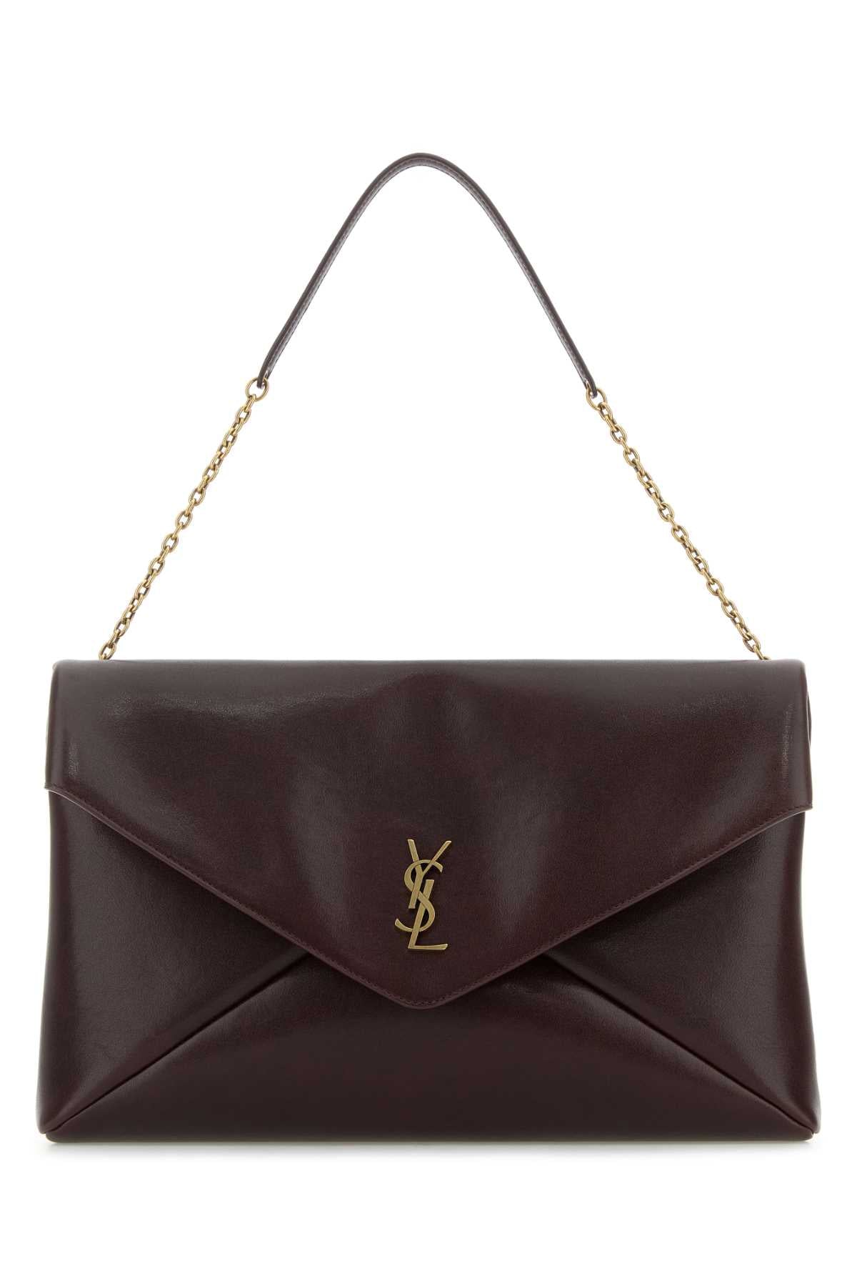 Saint Laurent Women Grape Leather Cassandre Xxl Shoulder Bag SAINT LAURENT