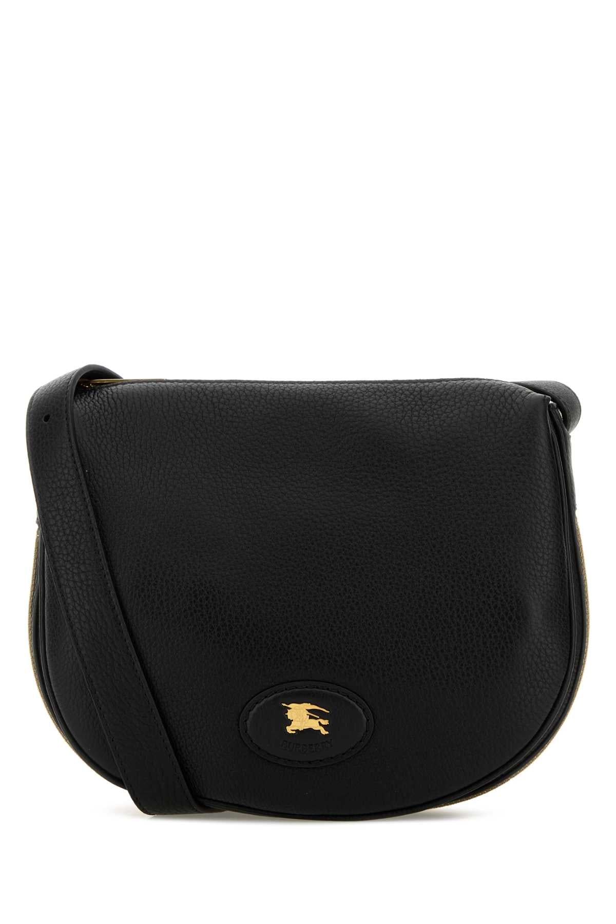 Burberry Women Black Leather Tavistock Crossbody Bag BURBERRY