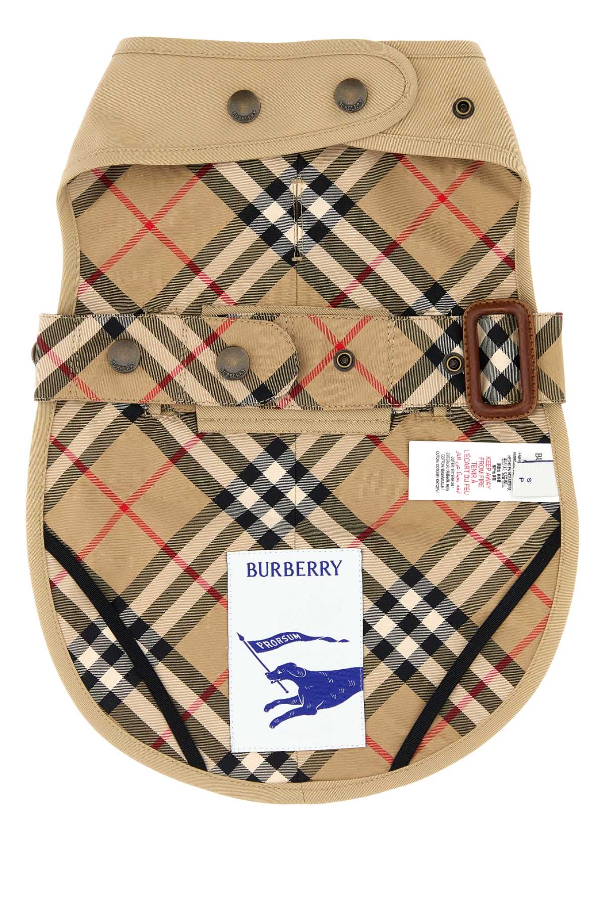 Burberry Women Beige Fabric Dog Harness BURBERRY