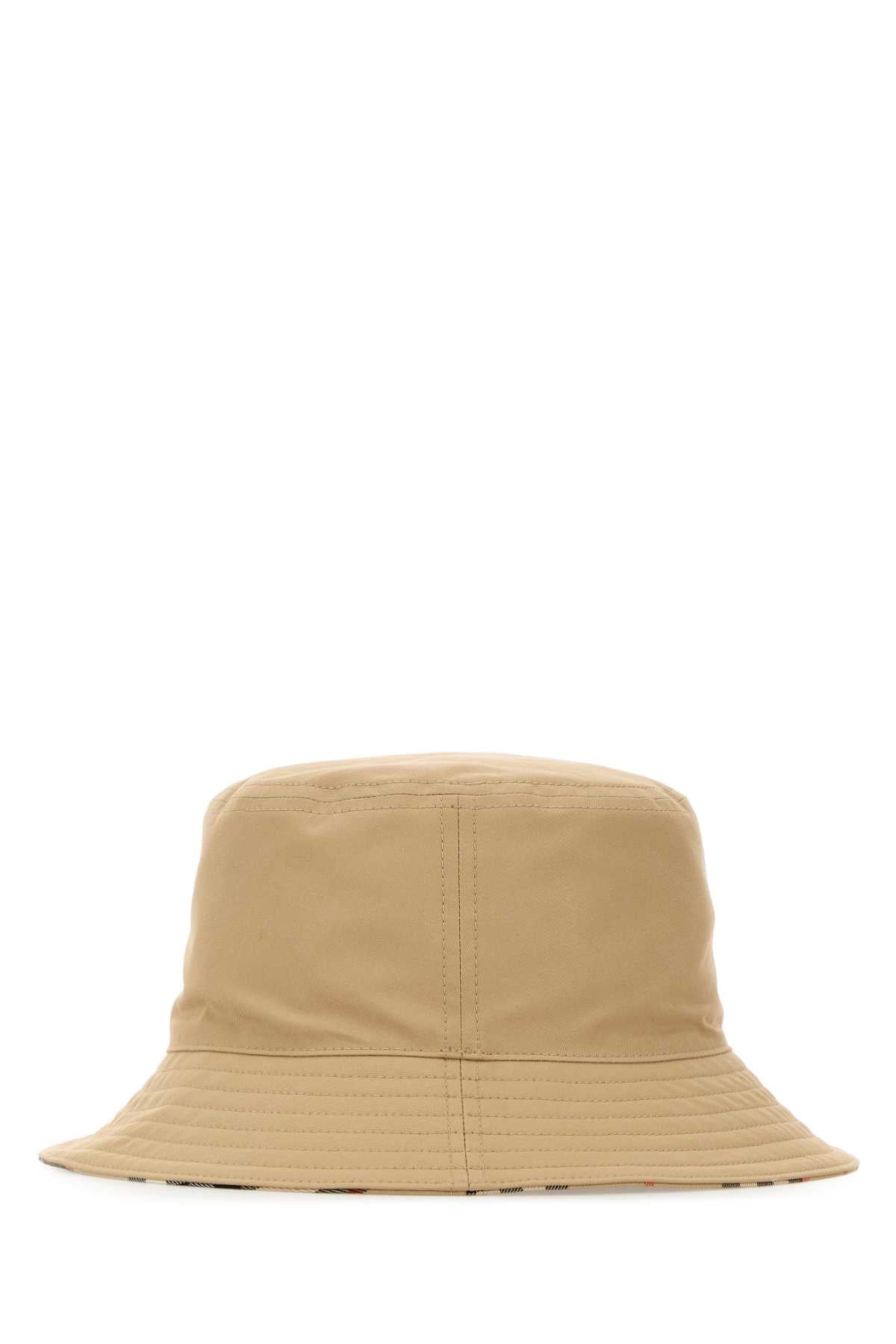 Burberry Men Beige Cotton Reversible Baseball Cap BURBERRY