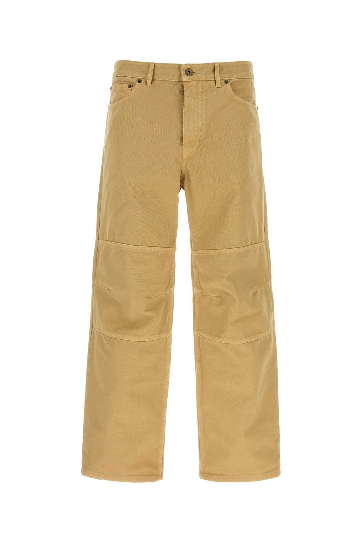 Burberry Men Mustard Cotton Pant BURBERRY