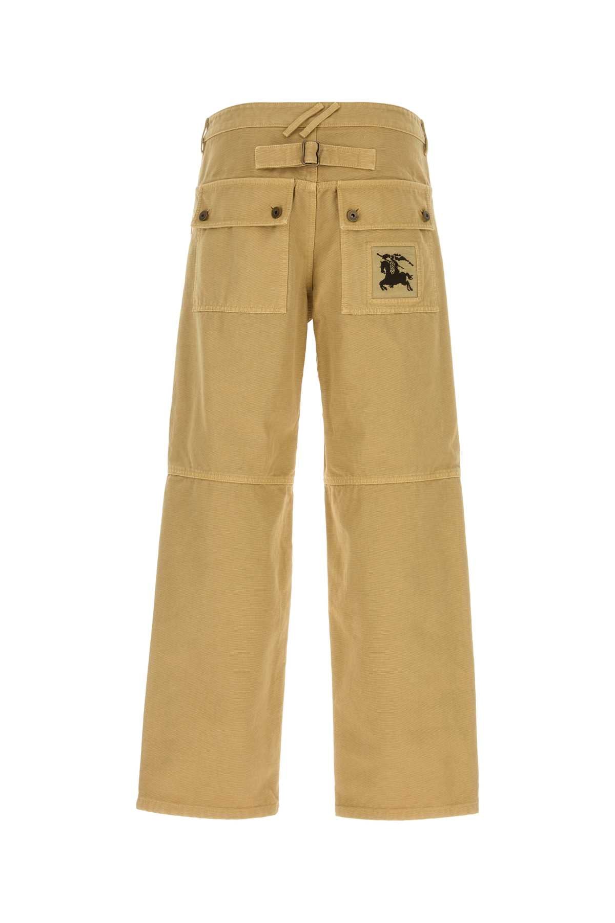 Burberry Men Mustard Cotton Pant BURBERRY