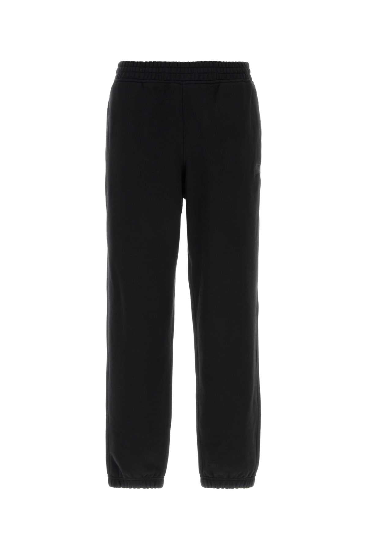 Burberry Men Black Cotton Joggers BURBERRY