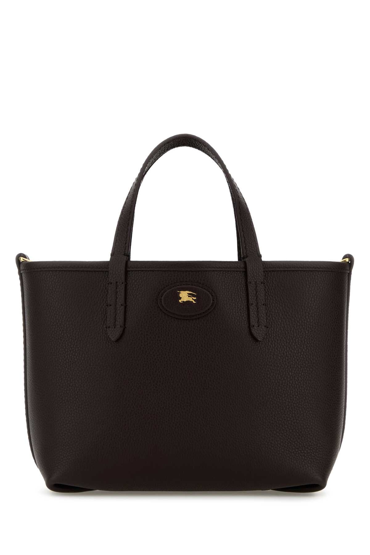 Burberry Women Dark Brown Mini Bloomsbury Reversible Handbag BURBERRY
