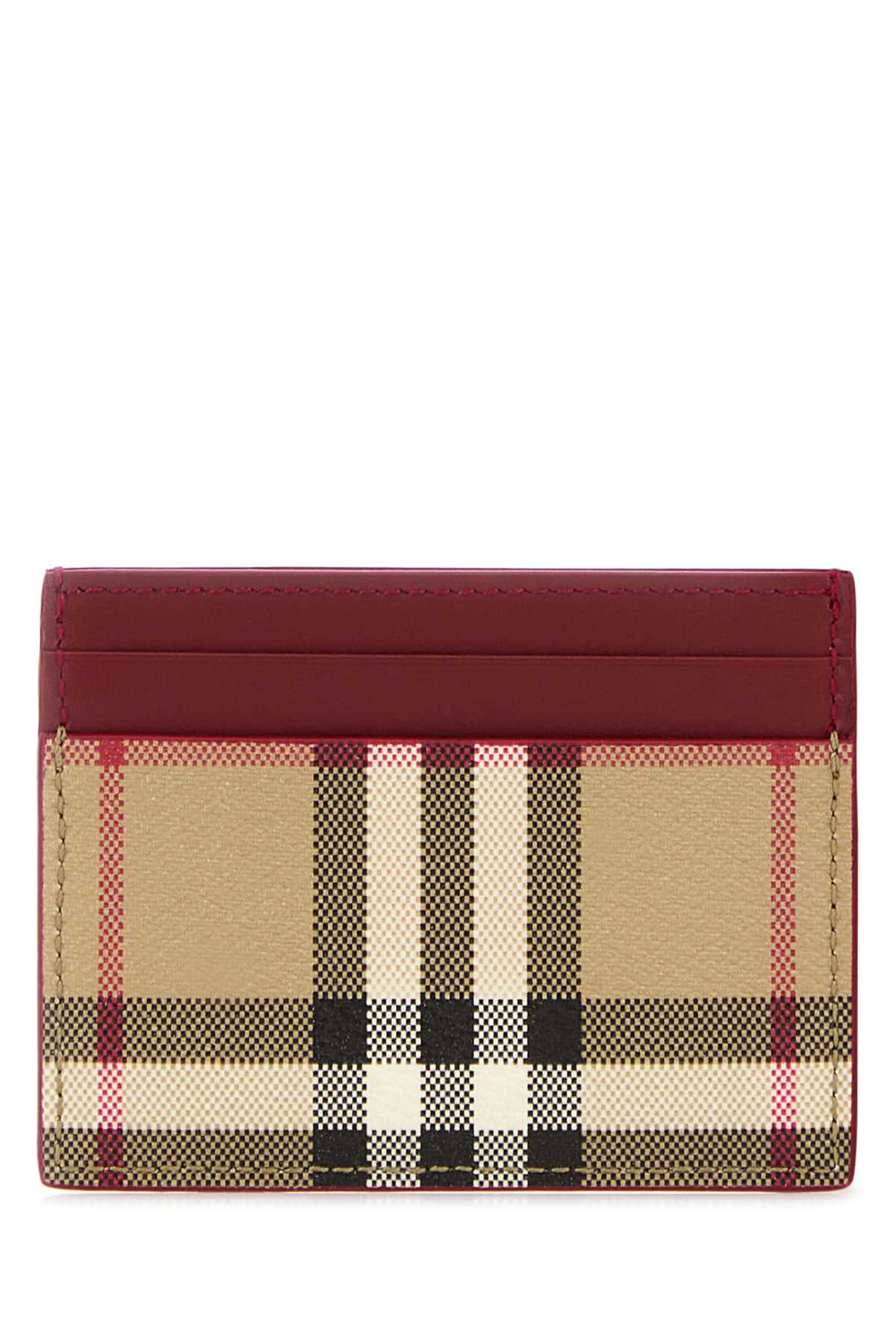 Burberry Women Printed Canvas Card Holder BURBERRY