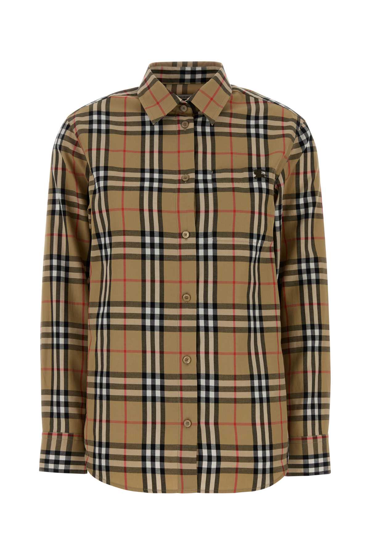 Burberry Women Embroidered Cotton Shirt BURBERRY