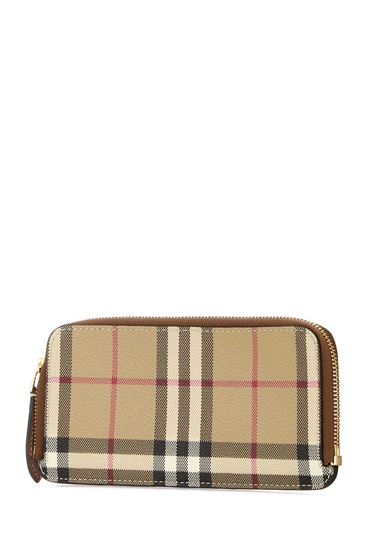 Burberry Women Printed Canvas Card Holder BURBERRY
